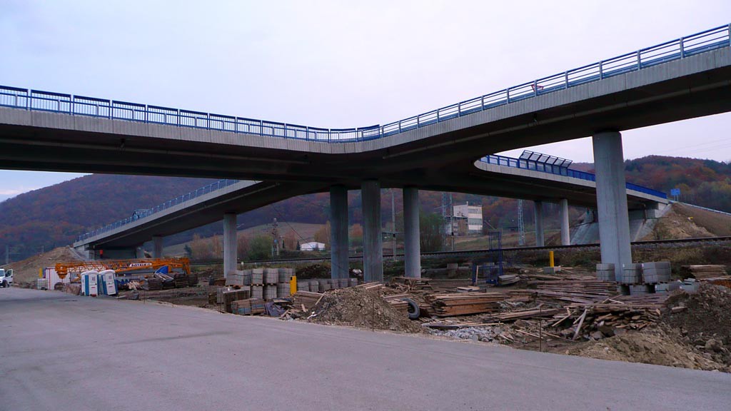 Zábralie na moste Lehôtka pod Brehmi, rýchlostná cesta R1