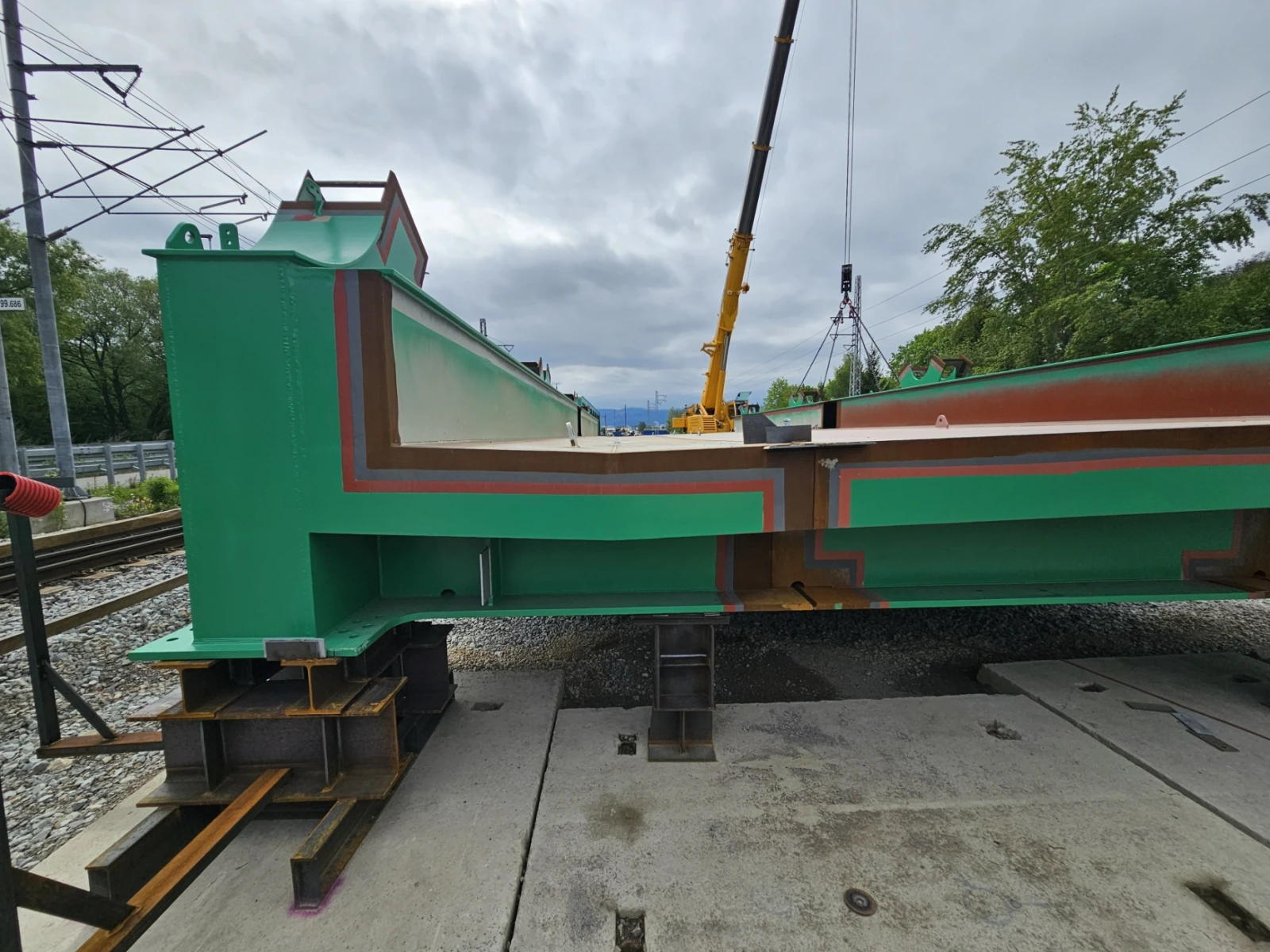 Montáž mosta v Rajčianke - 3