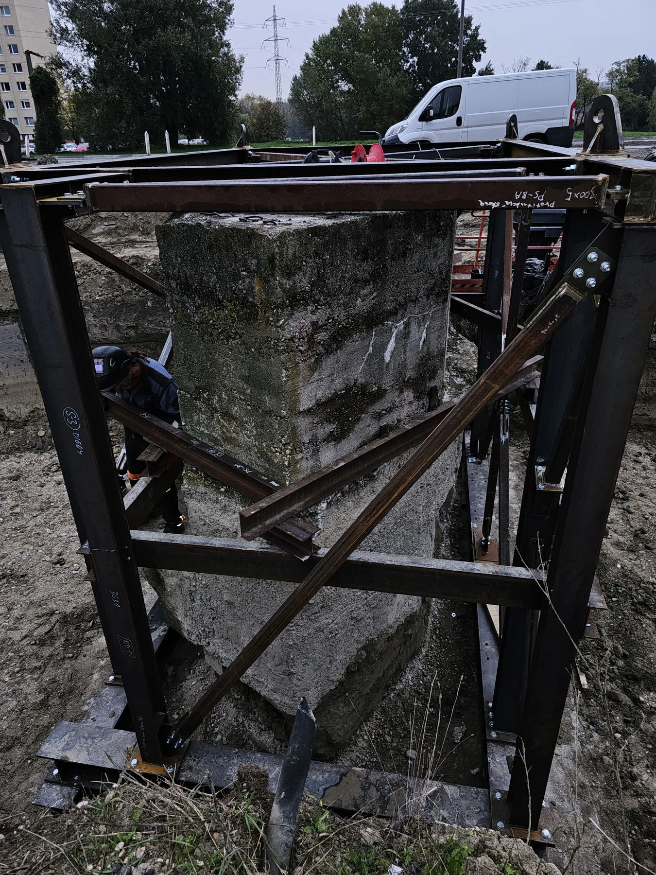 Presun protitankovej steny - 2