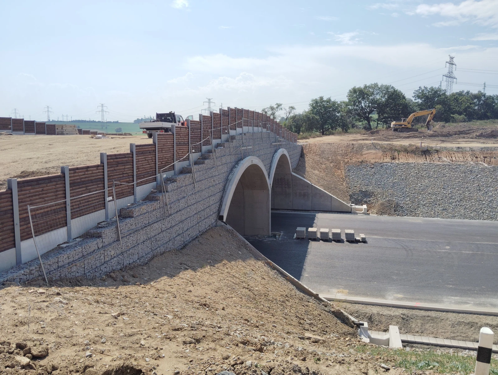 Protihluková stena - Mirotice, ČR