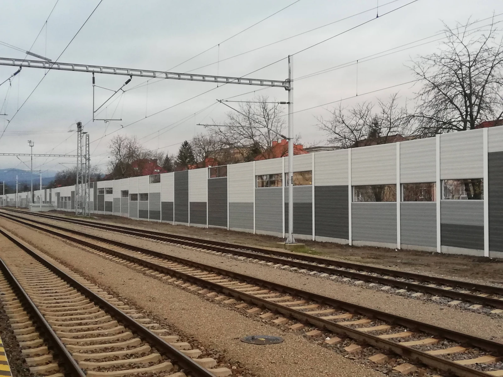 Protihluková stena ŽSR Trenčín