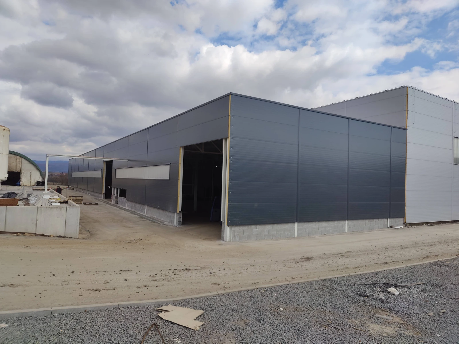 Vígľaš - prístavba haly - 2